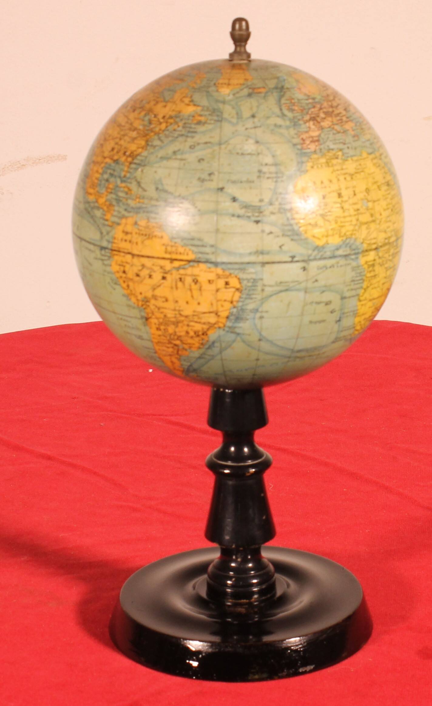 Terrestrial globe by J. Forest Paris - 19th century