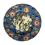 Plate in Longwy enamels
