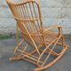 Rocking-chair en rotin , années 50/60