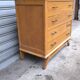 1960 compass foot chest of drawers