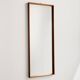 Framed mirror in teak