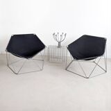 Set of 2 'Penta' Chairs by Jean-Paul Barry & Kim Moltzer for Bofinger 1960's