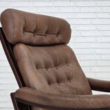 1970s, Danish design by Georg Thams, lounge chair, furniture leather.