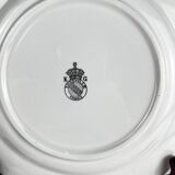 6 assiettes à dessert Fleurs bleues, KG Lunéville