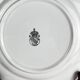 Set of 6 Blue Flowers dessert plates, KG Lunéville