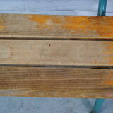 Vintage school bench