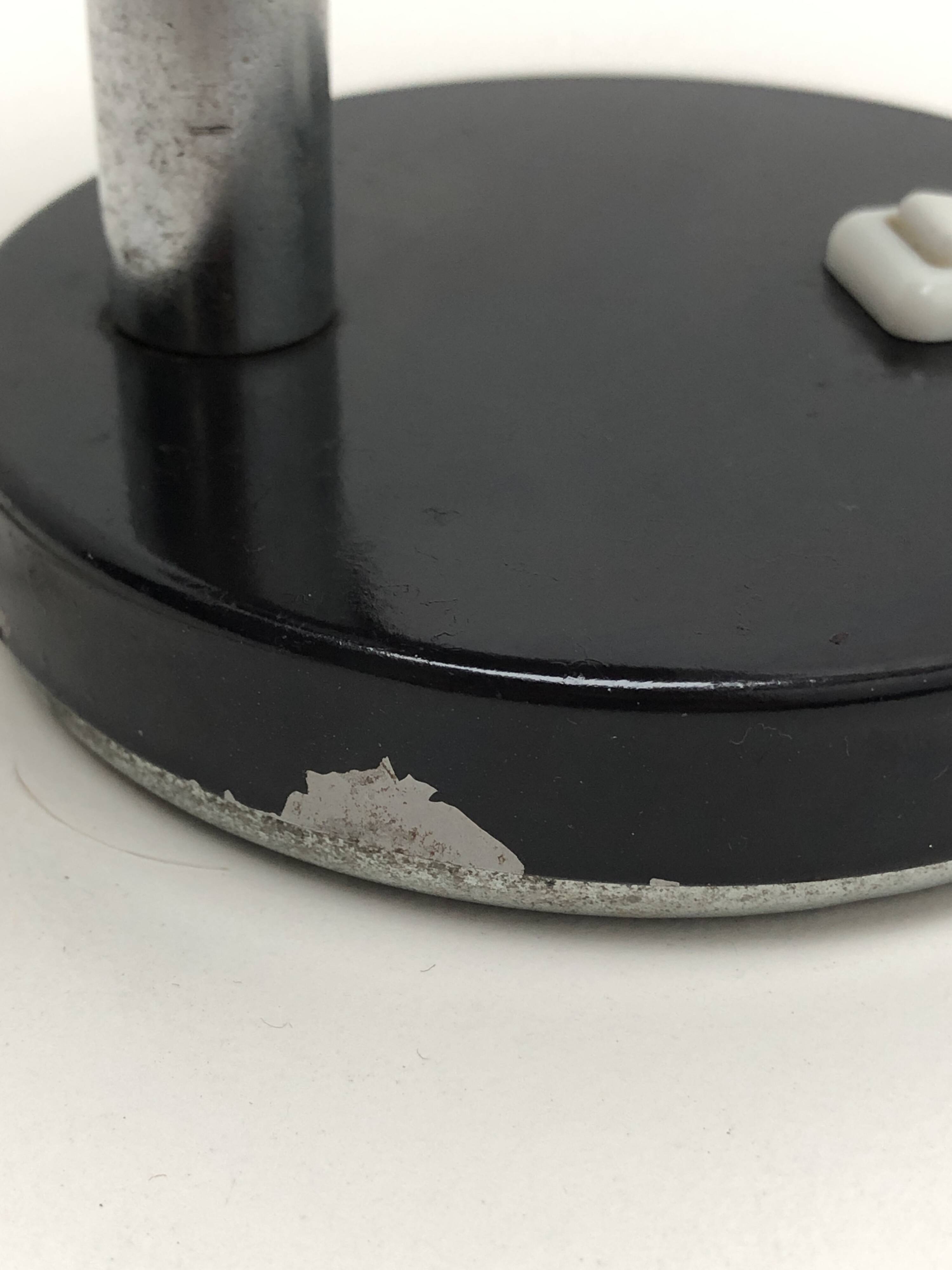 Black table eyeball lamp, 1960/1970