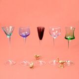 Lot of 5 stemware