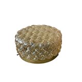 Vintage Amber Glass Wall/Ceiling Light