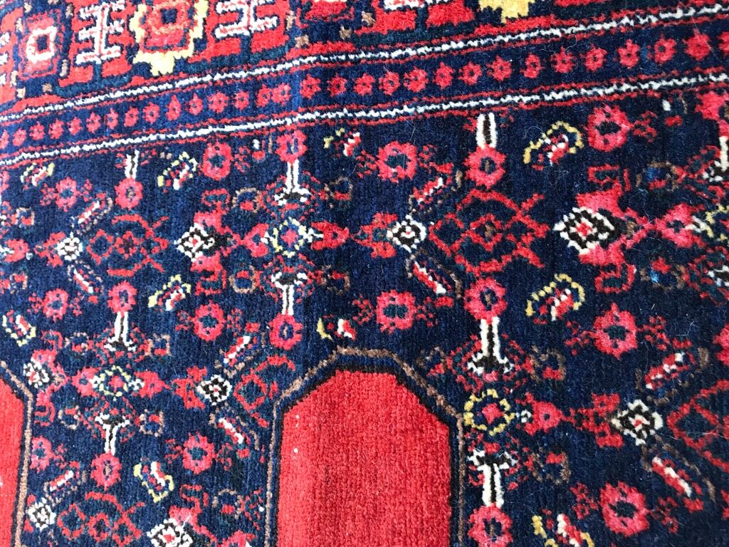 Tapis ancien senneh persan 108x148cm