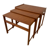 Scandinavian teak nesting tables