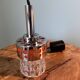 Art deco lamp / glass shade from the 1960s / ceiling pendant lamp for home decor