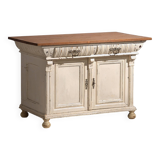 Old cream-white chest of drawers (circa 1920)