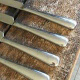 Set of 6 Nuovo Milano Alessi dessert / fruit knives