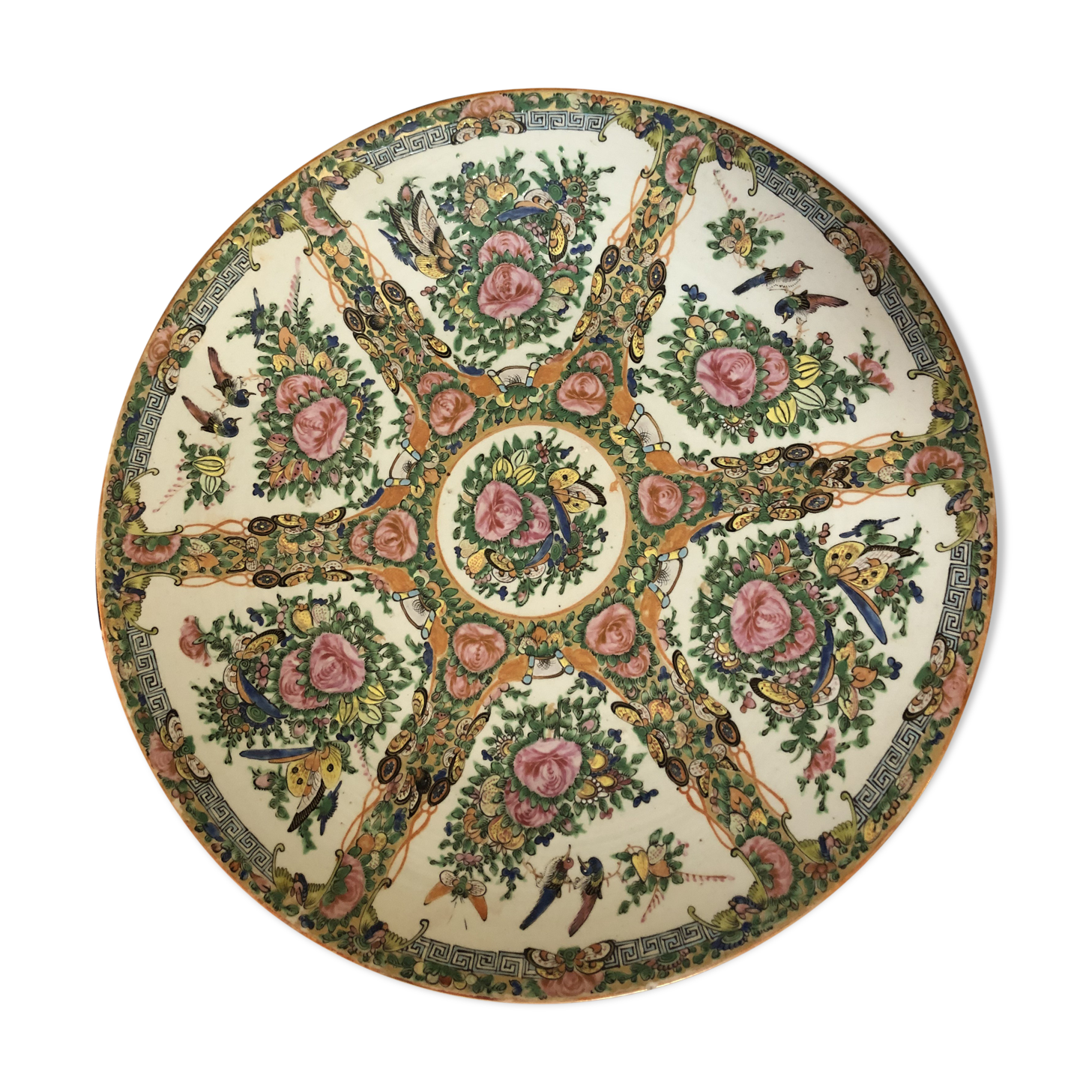 Canton porcelain plate