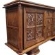 According to Charles Dudouyt: sideboard in a row in solid oak.