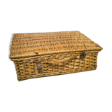 Wicker suitcase