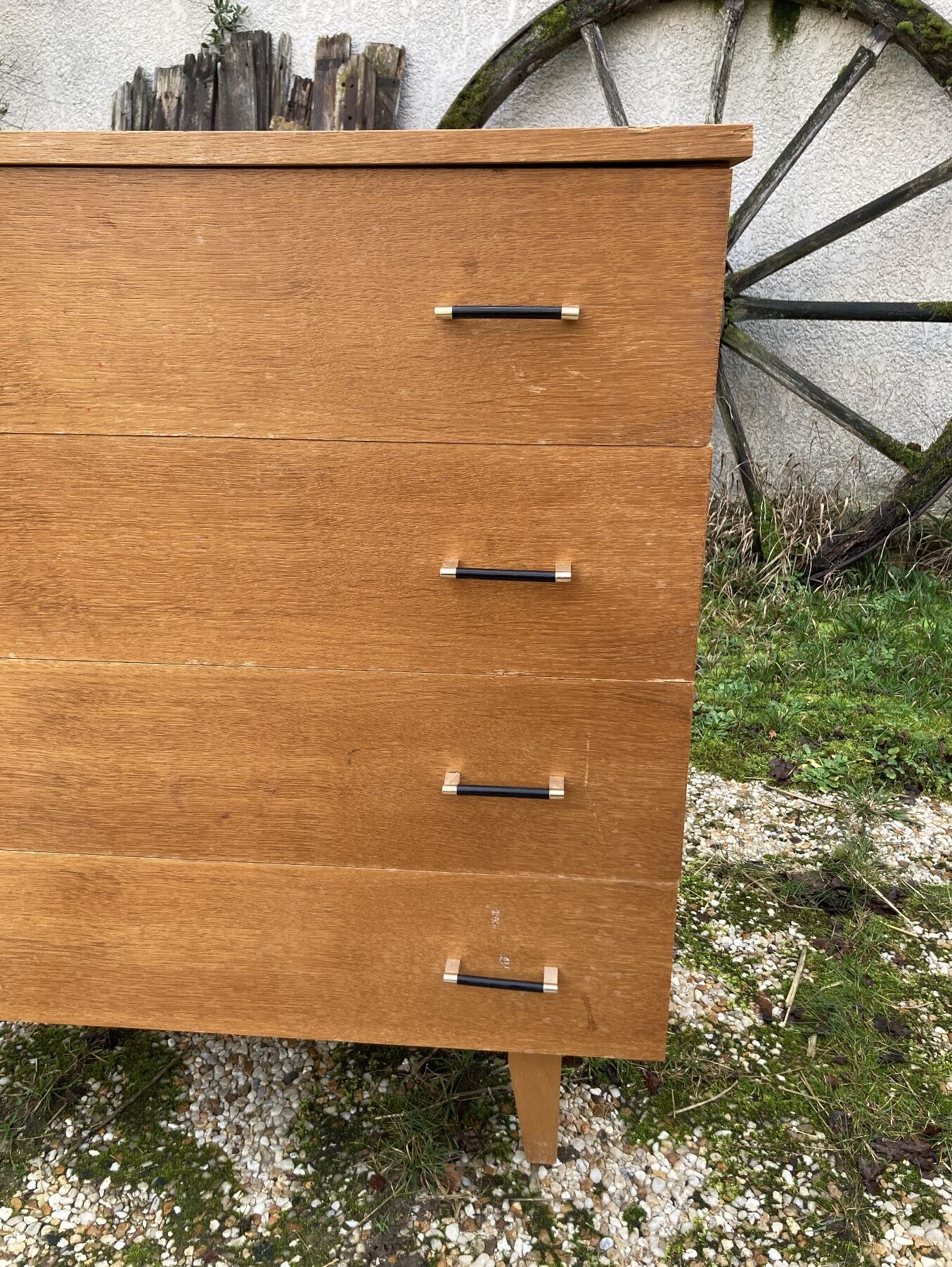 Commode pieds compas vintage
