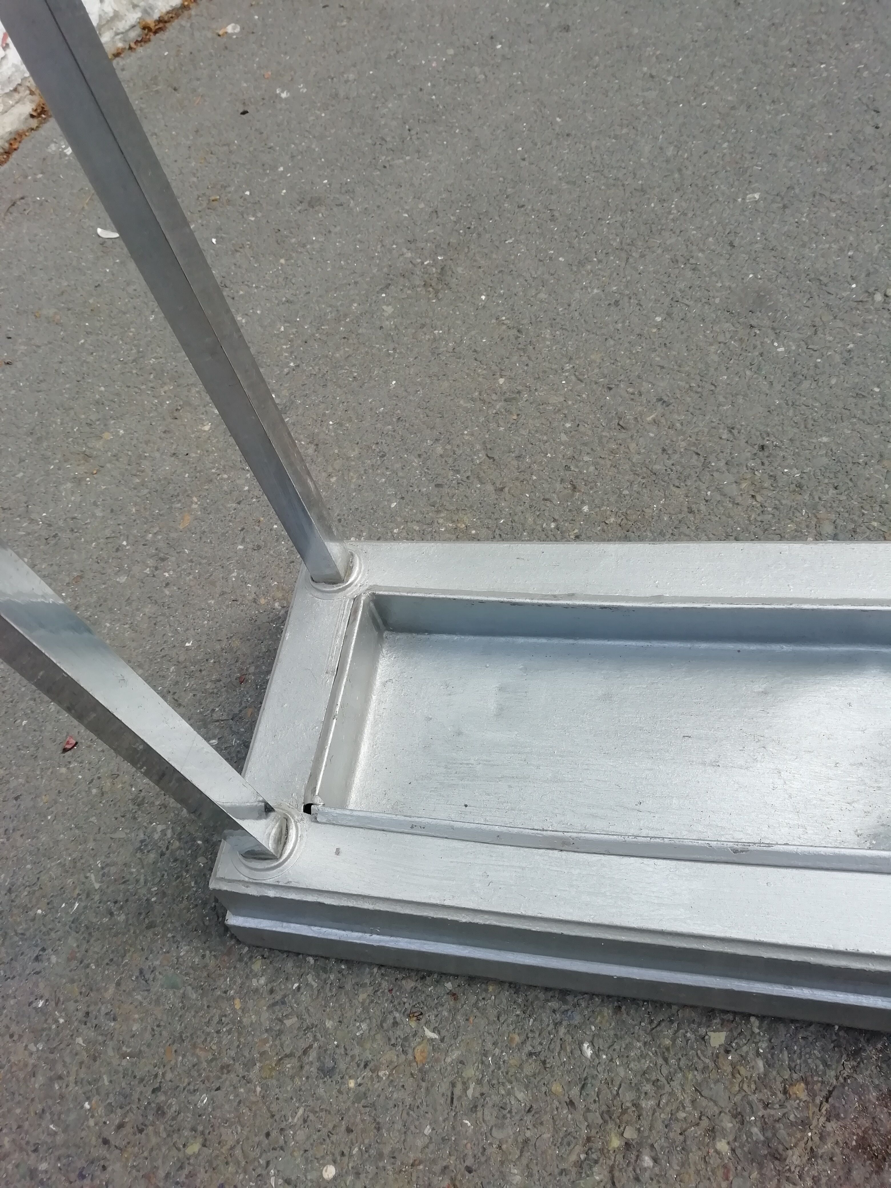 Chrome umbrella holder