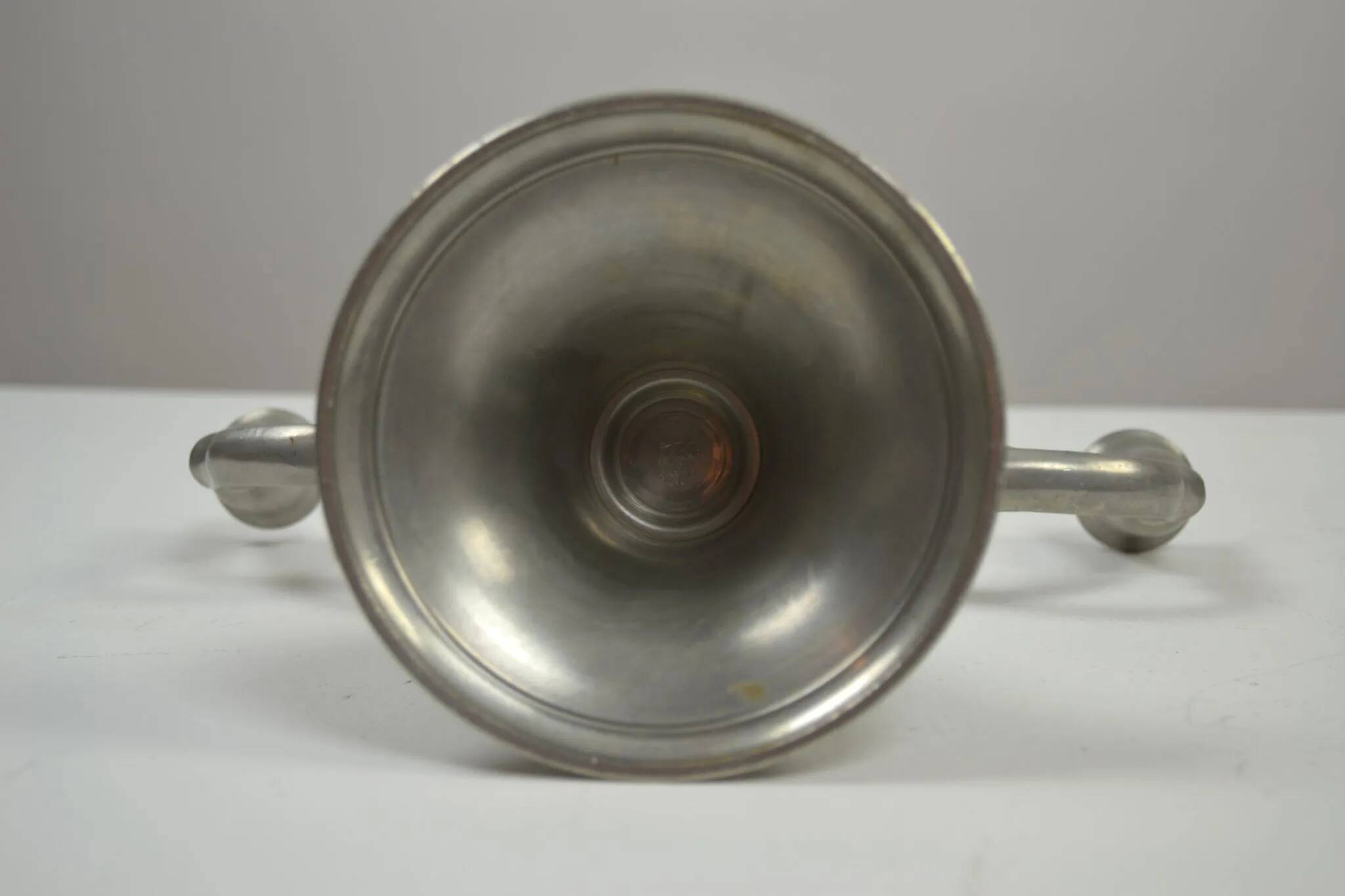 Rare pair of Pewter Candle Holders, Model 224 by GAB Tenn, Sweden, 1932
