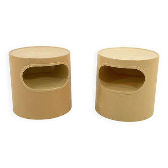 Pair of Giano-Giano-Vano Side Tables by Emma Gismondi for Artemide