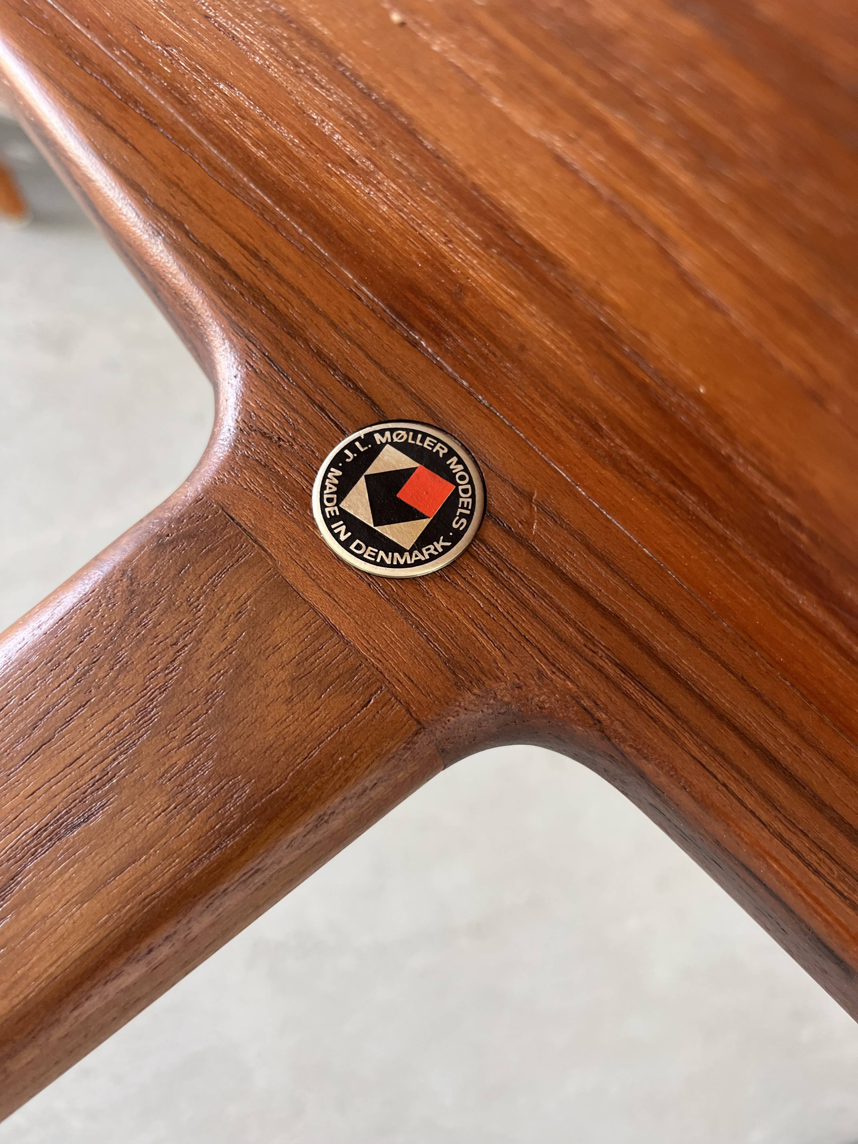 Scandinavian teak table by Niels Otto Møller, 1960s