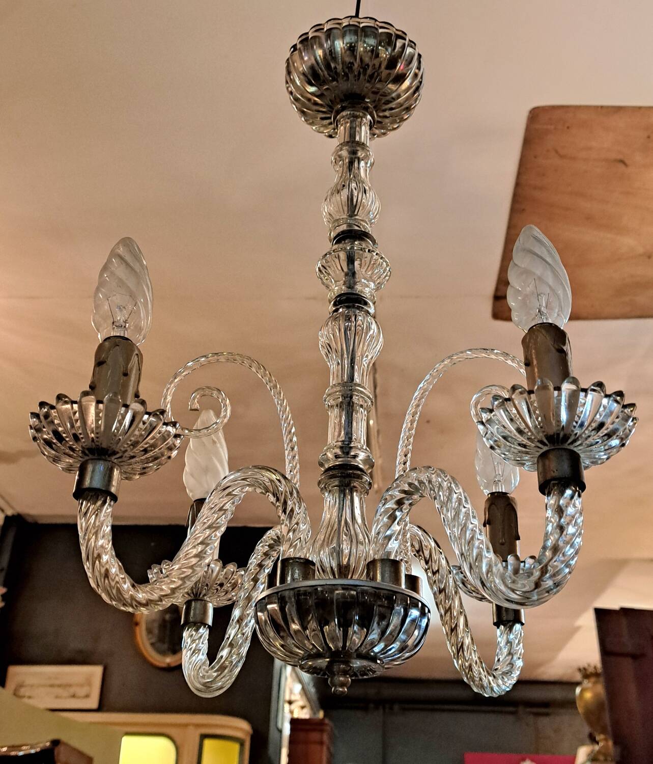 Murano crystal chandelier