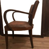 Armchair bridge all leather