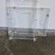 Table d’appoint en plexiglas vintage