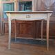 Art Nouveau desk in solid beech.