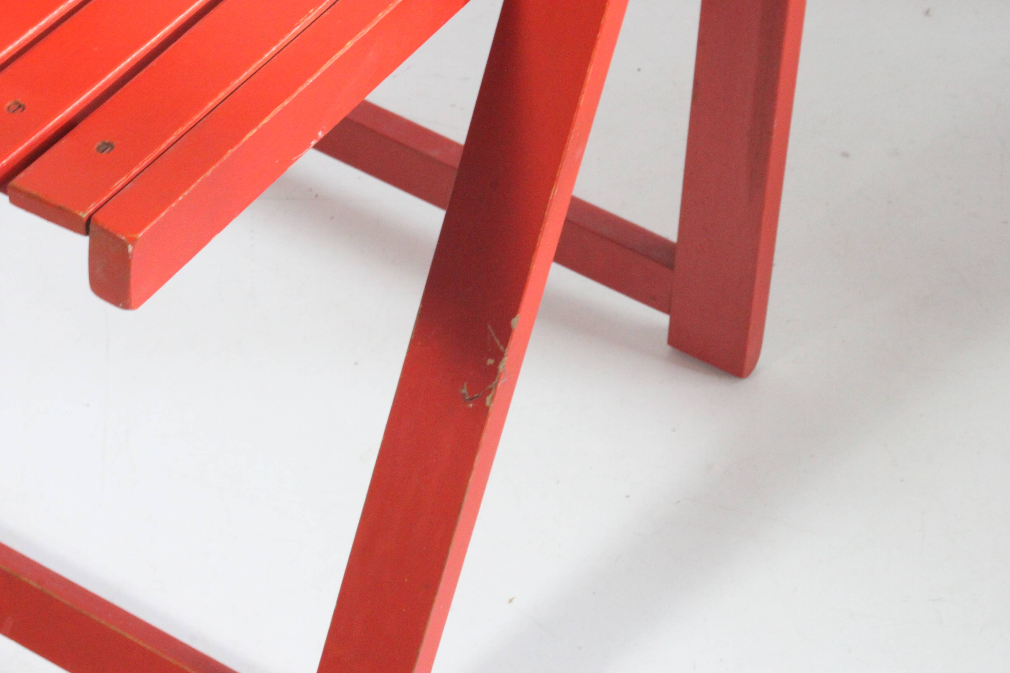 Vintage wooden folding chairs 1960s