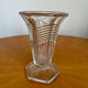 Vase Art Déco en verre