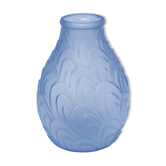 Grand vase art déco motif écailleux signé Sars France