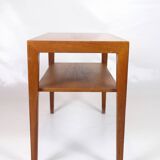 Ensemble de 2 tables d'appoint avec étagère en teck par Severin Hansen pour Haslev Furniture des années 1960