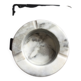 Grey marble ashtray