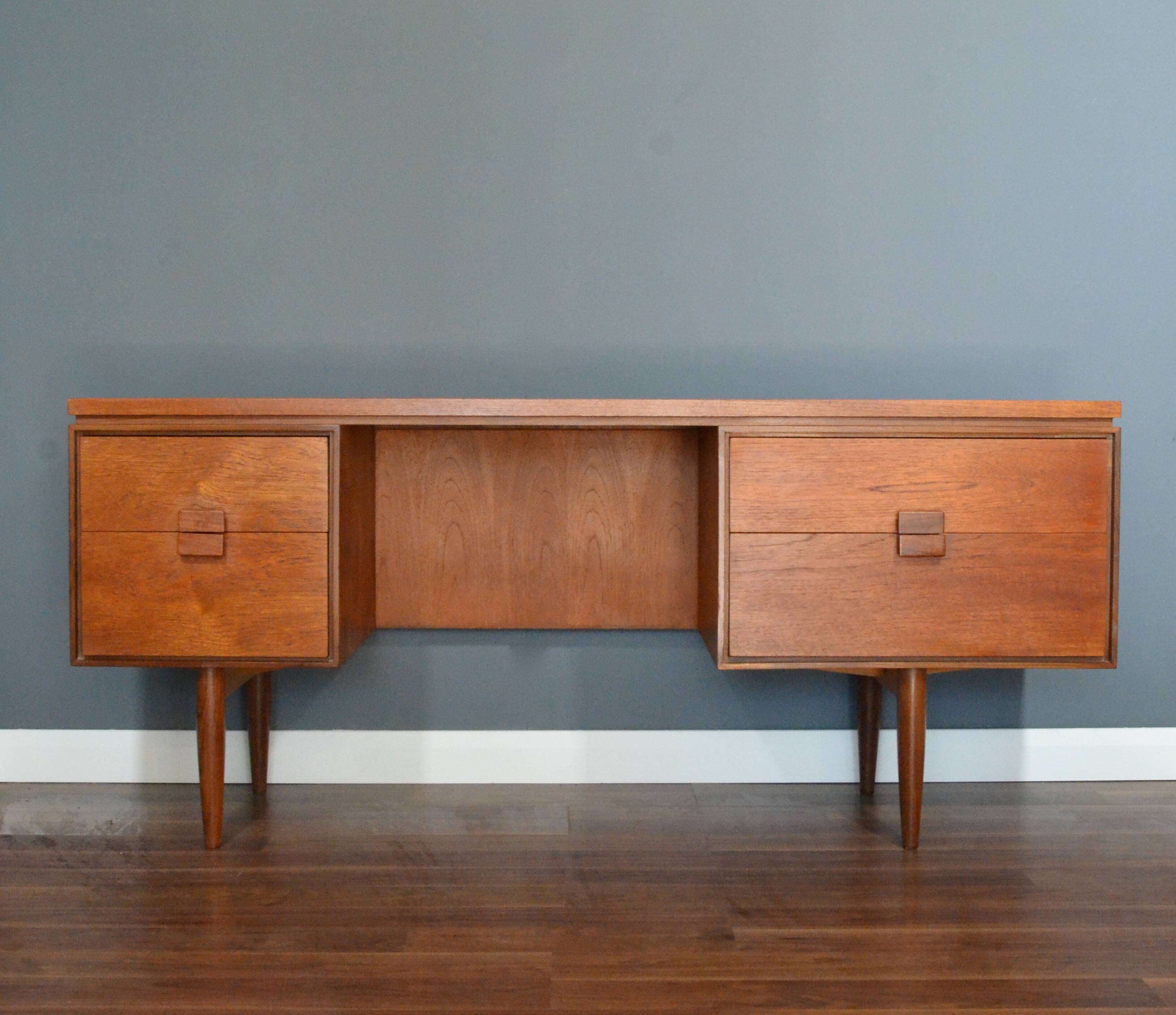 Mid Century Kofod Larsen For G Plan Danish Teak Desk