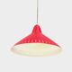 Vintage mid century hanging pendant lamp by H. Busquet for Hala, 1950s