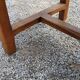 Table de ferme en chêne 6 pieds 2 tiroirs 200cm