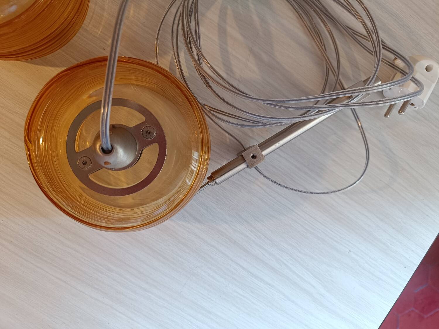Damasco pendant lamp by vistosi Murano glass