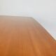 Minimalist Scandinavian teak desk from the 1960s, vintage.