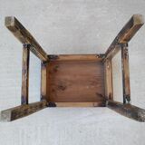 Patinated coffee farmhouse table
