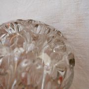 Set of 2 glass flower picks