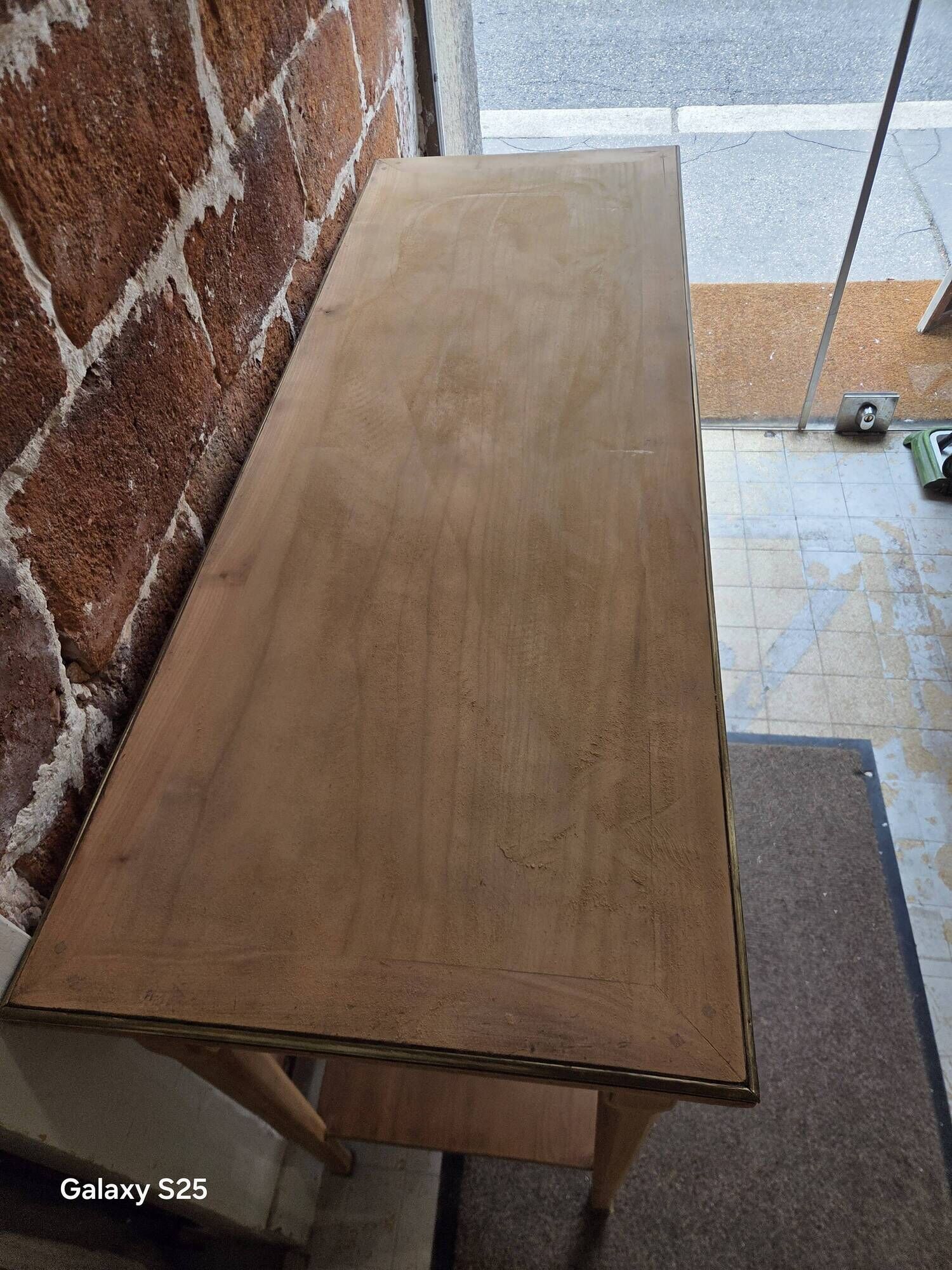 console in walnut