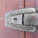 Vintage leather suitcase
