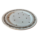 Large round Limoges porcelain dish