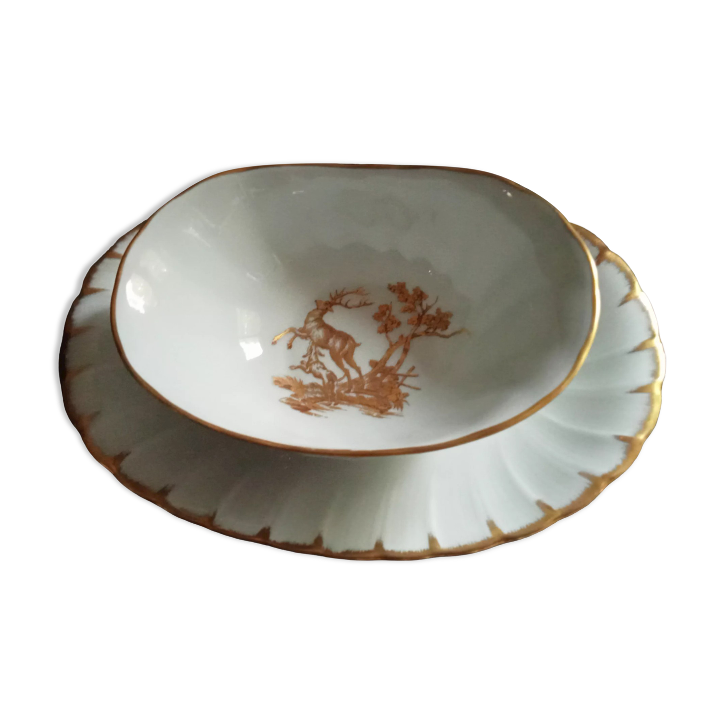 Limoges porcelain saucier
