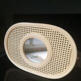 Mirror in rattan and canning