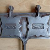 Waffle iron, croque machine sir, metal