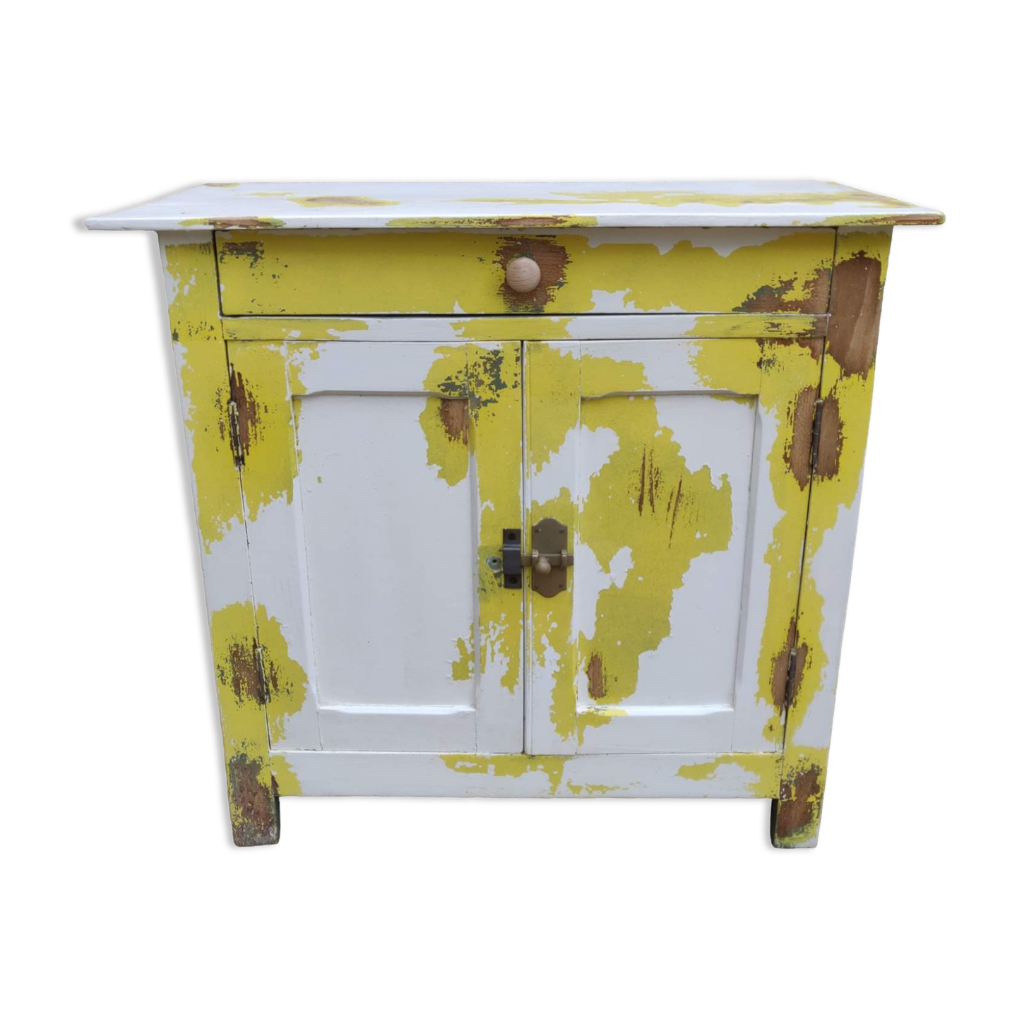 Old patinated Parisian buffet