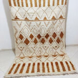 Berber tribal brown carpet 255 x 155 cm